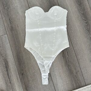 Zara White Bodysuit - Size XS